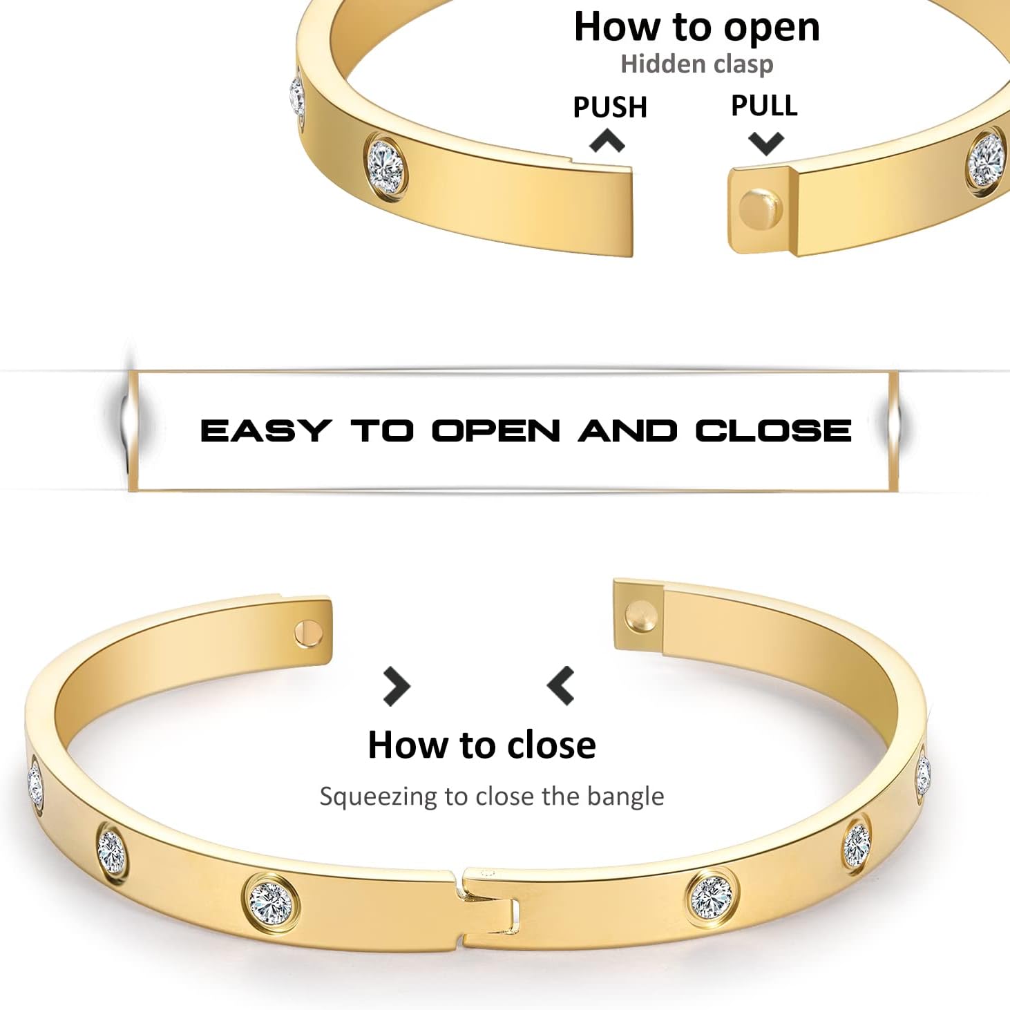 14K Gold Love Friendship Bracelet