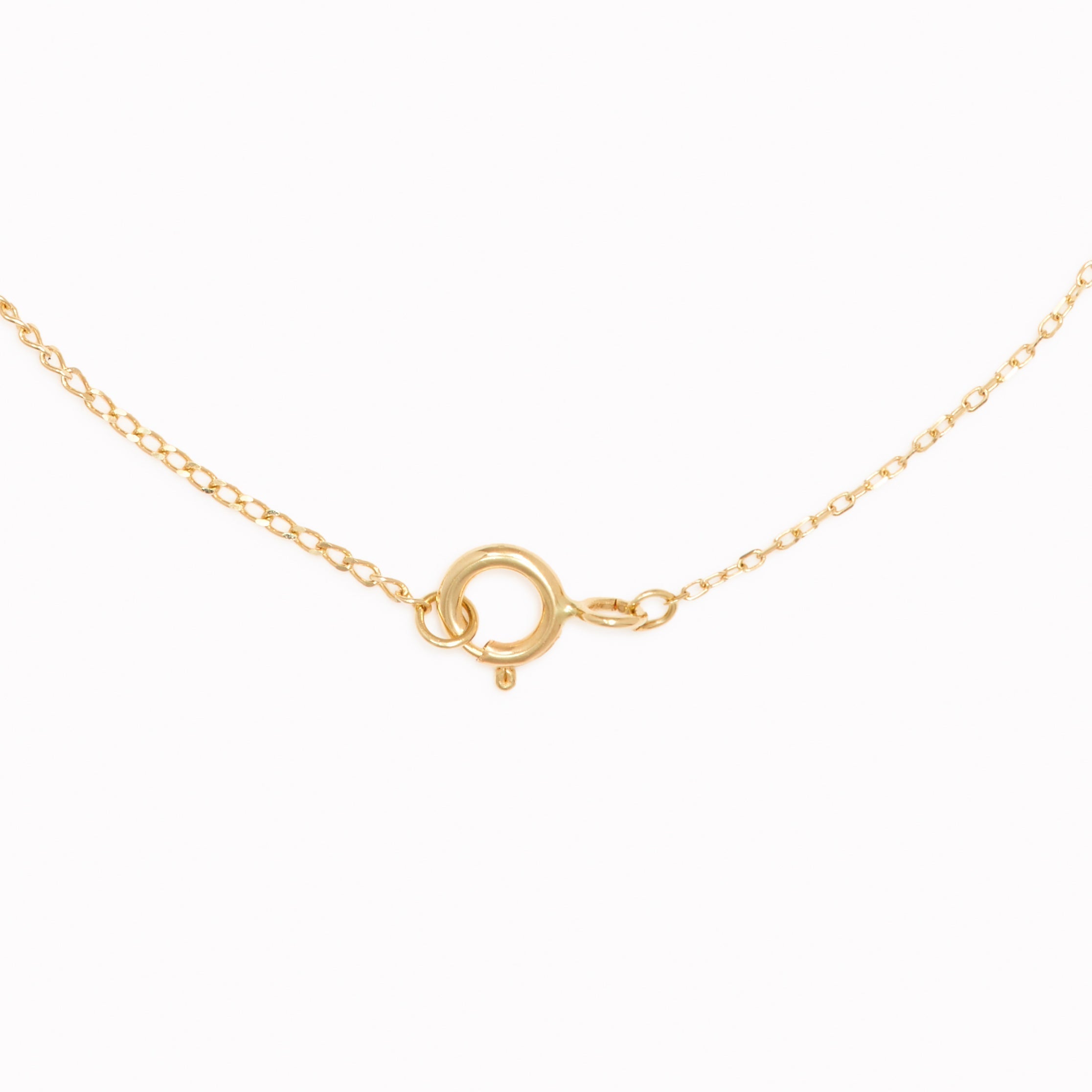 14K Gold Adjustable Cable Chain Necklace