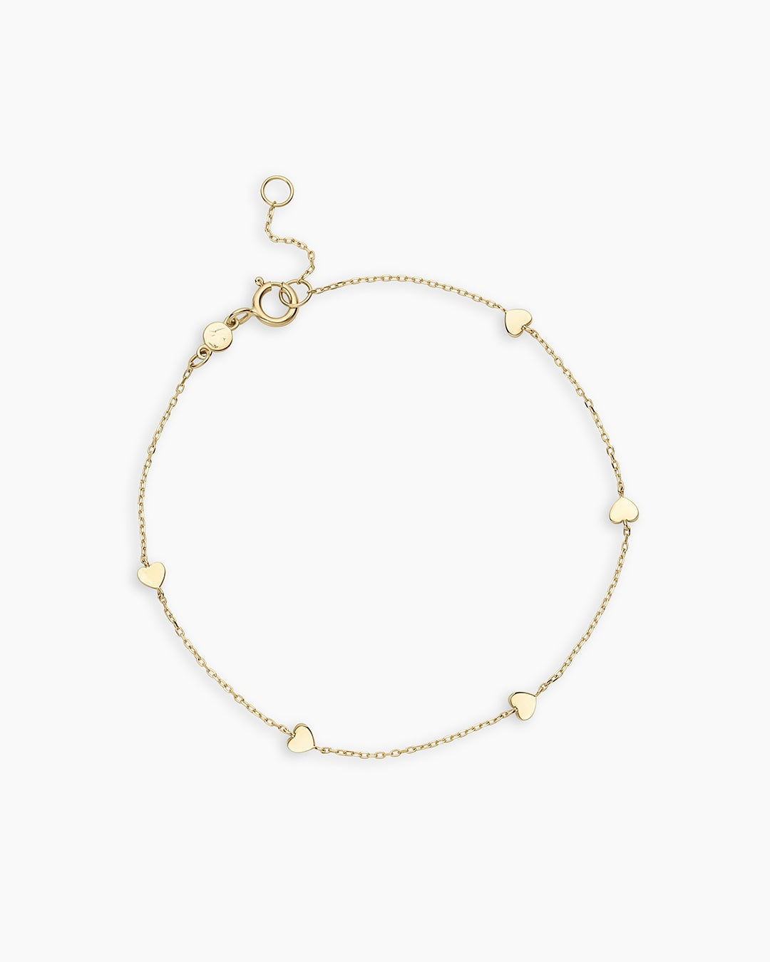 14k Gold Amour Heart Bracelet