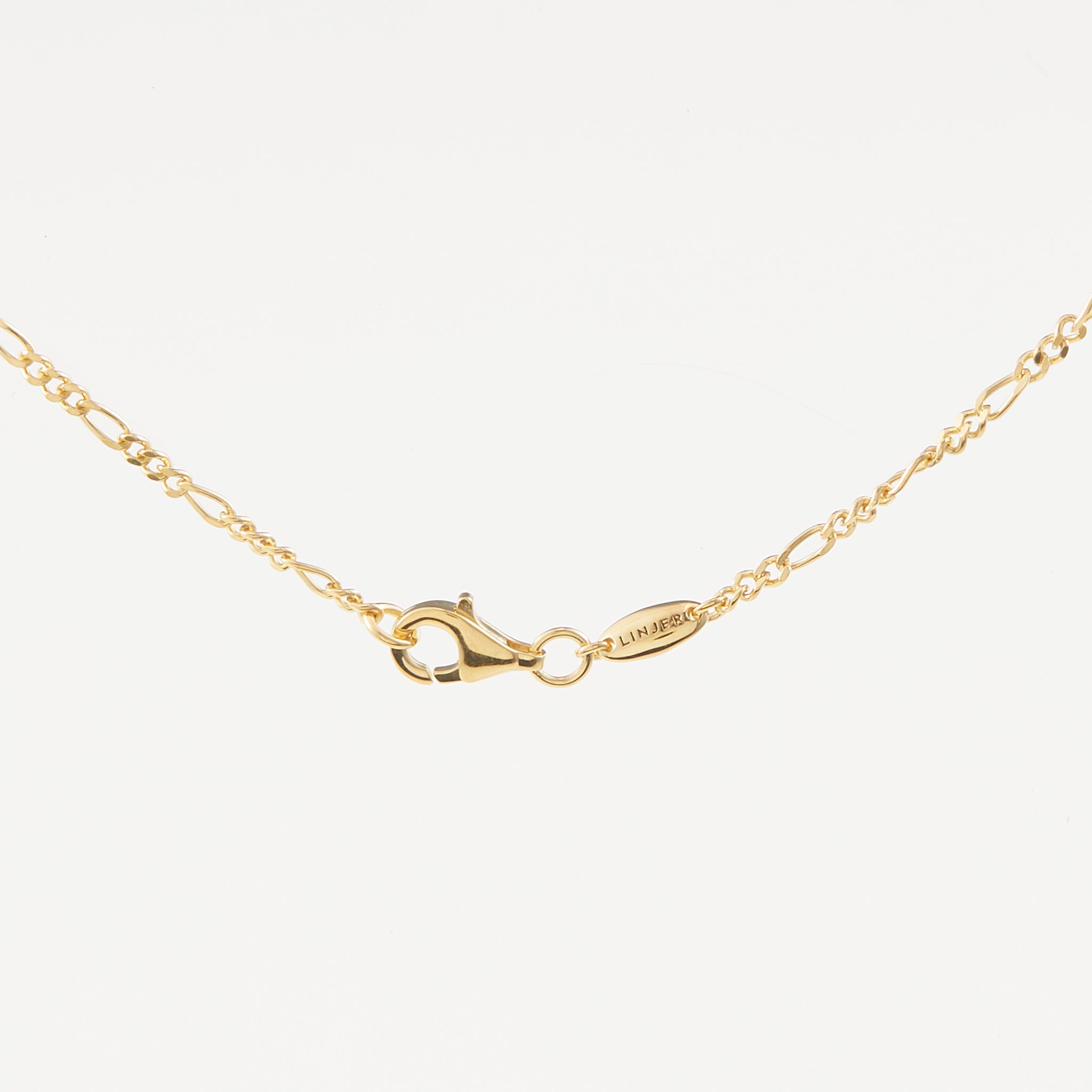 14K Gold Figaro Chain Necklace